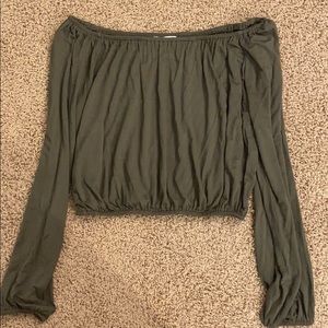 off the shoulder top